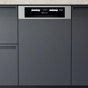 teilintegrierter Geschirrspüler: 45 cm Kompaktgerät, Farbe Edelstahl - BSBO 3O23 PF X 1304