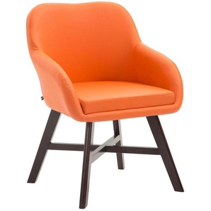 Teisen Dining Chair - Modern - Orange - Wood