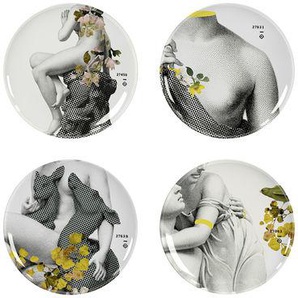 Teller Yuan Parnasse plastikmaterial bunt / 4er-Set - Ibride - Bunt