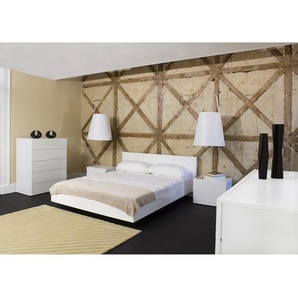 temahome Bett Elodea 180x200 cm MDF Weiß