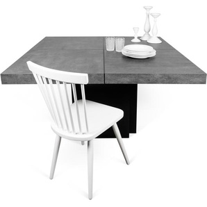 Esstisch TEMAHOME Dusk Tische Gr. B/H/T: 150 cm x 75 cm x 150 cm, grau (melaminefarben) Esstische rechteckig Tisch in unterschiedlichen Tischgrößen und Farbvarianten erhältlich