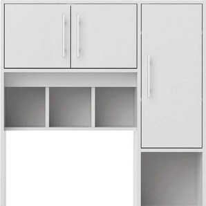 TemaHome Küchenbuffet Louise ausziehbarer Schrank, mit Fach für eine Mikrowelle, Höhe 180 cm