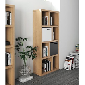 Temahome Regal Berlin MDF Eiche 70x159x34 cm (BxHxT)