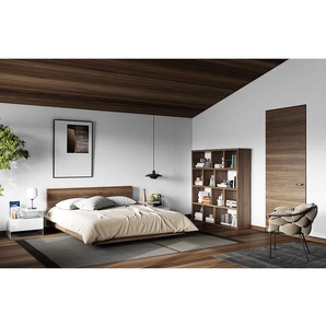 Regal MDF Mitteldichte Holzfaserplatte , furniert Braun/Walnuss 150 x 159cm