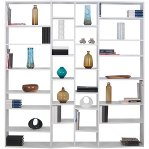 Regal TEMAHOME Valsa Regale Gr. B/H/T: 214 cm x 224 cm x 34 cm, weiß Bücherregal Raumteiler-Regal Raumteiler-Regale Regale
