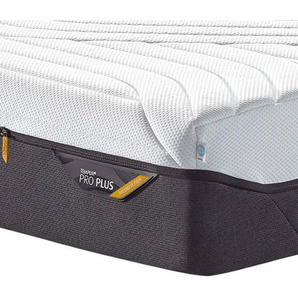 Tempur Viscomatratze , Anthrazit, Weiß , Textil , Füllung: Viskoelastischer Kern , rechteckig , 90x200 cm , Über- und Sondergrößen erhältlich, Bezug abnehmbar/waschbar, für verstellbare Lattenroste geeignet, alternative Größen Partnermatratze, rundum