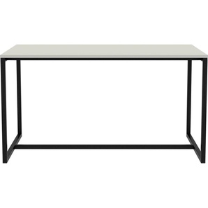 Esstisch TENZO LIPP Tische Gr. B/H/T: 140 cm x 75 cm x 90 cm, weiß (cotton weiß, cotton weiß) Couchtisch Eckige Couchtische eckig Design von Tenzo studio, Breite 140 cm