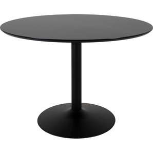 Esstisch TENZO TACO Tische Gr. B/H/T: 110 cm x 74 cm x 110 cm, schwarz (schwarz, schwarz) Esstisch Küchentisch Runde Esstische rund oval