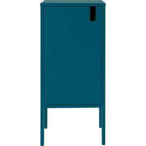 Kommode TENZO UNO Sideboards Gr. B/H/T: 40 cm x 89 cm x 40 cm, blau (petrol) Türkommode Türkommoden mit 1 Tür, Design von Olivier Toulouse By Tenzo