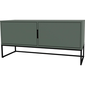 Lowboard TENZO LIPP Sideboards Gr. B/H/T: 118,5 cm x 57 cm x 43 cm, grün (misty grün) Lowboards mit 2 Türen, Design von Tenzo studio