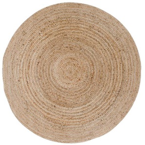 Teppich Alfrik aus Baumwolle in Naturfarbe