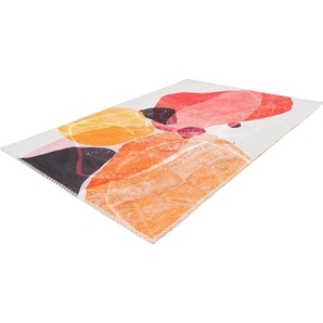 Teppich ARTE ESPINA Picassa 100 Teppiche Gr. B/L: 200 cm x 290 cm, 5 mm, 1 St., bunt (multi) Esszimmerteppiche Design wie gemalt,flachgewebt,Pflegeleicht,Fußbodenheizung geeignet