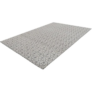 Teppich ARTE ESPINA Yoga 100 Teppiche Gr. B/L: 200 cm x 290 cm, 10 mm, 1 St., grau (grau, creme) Esszimmerteppiche