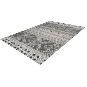 Teppich ARTE ESPINA Yoga 200 Teppiche Gr. B/L: 160 cm x 230 cm, 10 mm, 1 St., grau (taupe, creme) Esszimmerteppiche Teppich für Indoor & Outdoor, Fußbodenheizung geeignet, Pflegeleicht