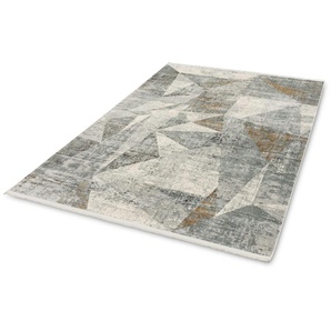 Teppich ASTRA Julia 204 Teppiche Gr. B/L: 140 cm x 200 cm, 6 mm, 1 St., grau (creme, anthrazit) Esszimmerteppiche