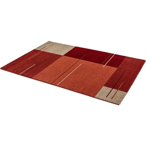 Teppich ASTRA Samoa Teppiche Gr. B/L: 140 cm x 200 cm, 20 mm, 1 St., rot Esszimmerteppiche Kurzflor, Wohnzimmer