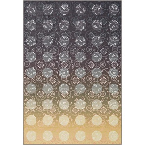 Teppich Ausdrucksstarkes Design einfache Reinigung Grau Gelb
