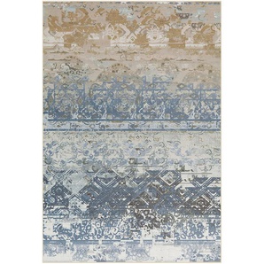 Teppich Ausdrucksstarkes Design einfache Reinigung Multi Blau