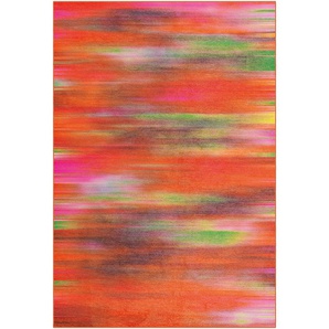 Teppich Ausdrucksstarkes Design einfache Reinigung Multi  Orange