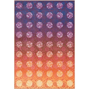 Teppich Ausdrucksstarkes Design einfache Reinigung Violett Orange