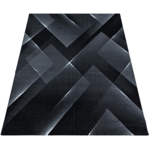 Teppich AYYILDIZ TEPPICHE COSTA 3522 Teppiche Gr. B/L: 240 cm x 340 cm, 11 mm, 1 St., schwarz (black) Esszimmerteppiche Wohnzimmer