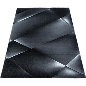Teppich AYYILDIZ TEPPICHE COSTA 3527 Teppiche Gr. B/L: 240 cm x 340 cm, 11 mm, 1 St., schwarz Esszimmerteppiche Wohnzimmer