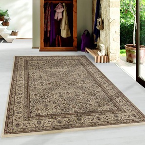 Teppich AYYILDIZ TEPPICHE KASHMIR 2602 Teppiche Gr. B/L: 300 cm x 400 cm, 10 mm, 1 St., beige Orientalische Muster Wohnzimmer, Orient Optik