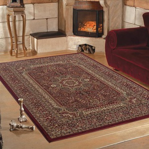 Teppich AYYILDIZ TEPPICHE Marrakesh 207 Teppiche Gr. B/L: 200 cm x 290 cm, 12 mm, 1 St., rot Orientalische Muster Orient-Optik, Wohnzimmer