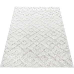 Teppich AYYILDIZ TEPPICHE PISA 4708 Teppiche Gr. B/L: 200 cm x 290 cm, 20 mm, 1 St., beige (cream) Esszimmerteppiche