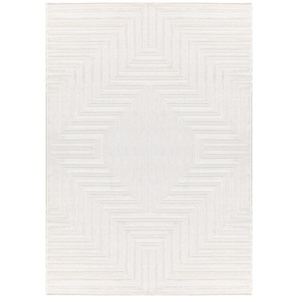 Teppich AYYILDIZ TEPPICHE SAHARA 1111 Teppiche Gr. B/L: 240 cm x 340 cm, 12 mm, 1 St., beige (cream) Esszimmerteppiche Pflegeleicht Strapazierfähig Trend Colors