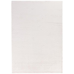 Teppich AYYILDIZ TEPPICHE SAHARA 1113 Teppiche Gr. B/L: 240 cm x 340 cm, 12 mm, 1 St., beige (cream) Esszimmerteppiche Pflegeleicht Strapazierfähig Trend Colors