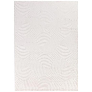 Teppich AYYILDIZ TEPPICHE SAHARA 1113 Teppiche Gr. B/L: 280 cm x 370 cm, 12 mm, 1 St., beige (cream) Esszimmerteppiche Pflegeleicht Strapazierfähig Trend Colors