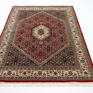 Teppich Bidjar Teppich handgeknüpft rot, morgenland, rechteckig, Höhe: 8 mm