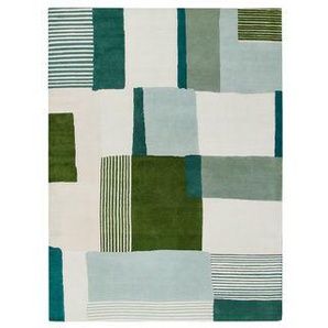 Teppich Boro textil grün / 200 x 300 cm - Handgetuftet - Maison Sarah Lavoine -