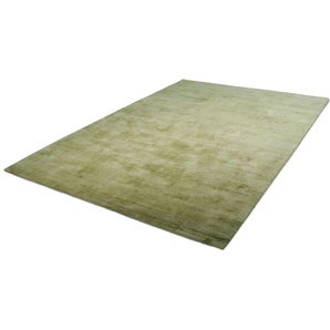 Teppich CALO-DELUXE Viteox 200 Teppiche Gr. B/L: 200 cm x 290 cm, 13 mm, 1 St., grün Esszimmerteppiche Viskose, Kurzflor, Wohnzimmer