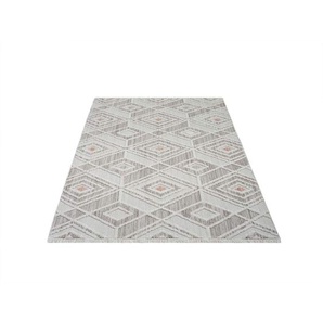 Teppich CARPET CITY LINDO 8875 Teppiche Gr. B/L: 200 cm x 290 cm, 11 mm, 1 St., orange (terra) Esszimmerteppiche