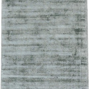 Teppich CARPETFINE Ava Viskoseteppich Teppiche Gr. B/L: 120 cm x 170 cm, 13 mm, 1 St., grün (mint) Esszimmerteppiche Seidenoptik, leichter Glanz, auch als Läufer erhältlich