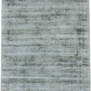 Teppich CARPETFINE Ava Viskoseteppich Teppiche Gr. B/L: 80 cm x 150 cm, 13 mm, 1 St., grün (mint) Esszimmerteppiche