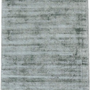 Teppich CARPETFINE Ava Viskoseteppich Teppiche Gr. B/L: 80 cm x 150 cm, 13 mm, 1 St., grün (mint) Esszimmerteppiche Seidenoptik, leichter Glanz, auch als Läufer erhältlich