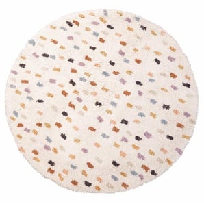 Teppich CATO, 110 cm Durchmesser, multicolor, aus Baumwolle, von KidsDepot