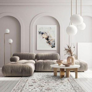 Teppich Creation 50112, merinos, rund, Höhe: 10 mm, elegant, glänzend, Kurzflor, pflegeleicht, Wohnzimmer