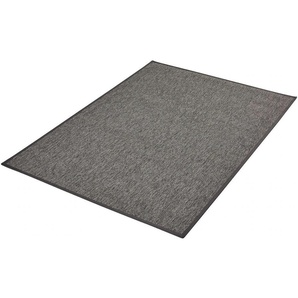 Teppich DEKOWE Naturino Prestige Teppiche Gr. B/L: 133 cm x 190 cm, 10 mm, 1 St., grau (graphit) Esszimmerteppiche Flachgewebe, meliert, Sisal Optik, In- und Outdoor geeignet