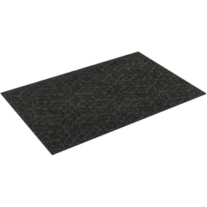 Teppich DUNE Leaves Dark Grey, wash+dry by Kleen-Tex, rechteckig, Höhe: 8 mm