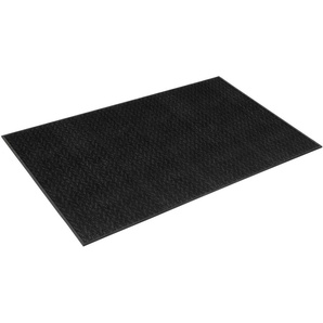 Teppich Duo Charcoal, wash+dry by Kleen-Tex, rechteckig, Höhe: 9 mm, rutschhemmend, In- und Outdoor geeignet, waschbar