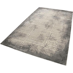 Teppich ESPRIT Aiden Teppiche Gr. B/L: 133 cm x 200 cm, 12 mm, 1 St., grau Esszimmerteppiche Wohnzimmer