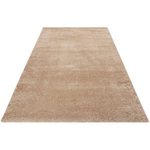 Teppich ESPRIT California Teppiche Gr. B/L: 200 cm x 290 cm, 18 mm, 1 St., beige Esszimmerteppiche sehr weicher dichter Flor, Wohnzimmer, Schlafzimmer, Esszimmer, uni