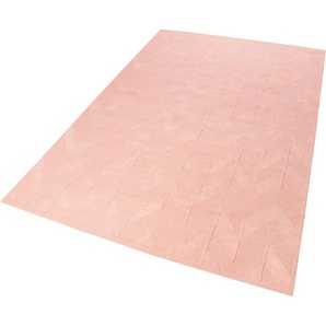 Teppich ESPRIT Feel4U Kelim Teppiche Gr. B/L: 130 cm x 190 cm, 6 mm, 1 St., rosa Baumwollteppiche