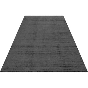 Teppich ESPRIT Gil Teppiche Gr. B/L: 200 cm x 290 cm, 8 mm, 1 St., grau Esszimmerteppiche handgewebt, seidig glänzend, schimmernde Farbbrillianz, Melangeeffekt