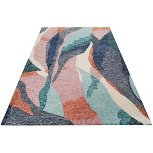 Teppich ESPRIT Hills Teppiche Gr. B/L: 200 cm x 290 cm, 8 mm, 1 St., bunt Esszimmerteppiche handgetuftet, modern, abstraktes Design für Wohn-, Schlafzimmer