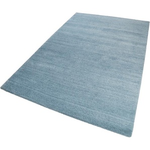 Teppich ESPRIT Loft Teppiche Gr. B/L: 130 cm x 190 cm, 20 mm, 1 St., blau (blau, meliert) Esszimmerteppiche Wohnzimmer, große Farbauswahl, sehr weicher Flor, dicht gewebt, robust
